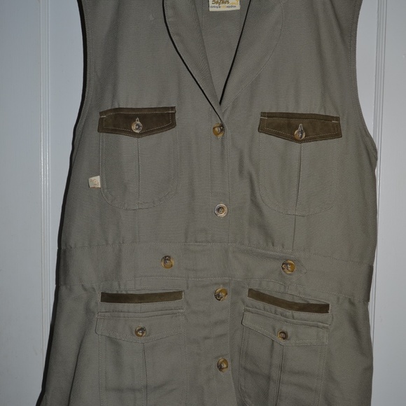 Vintage SHE SAFARI Travel Vest Size L - Picture 1 of 4